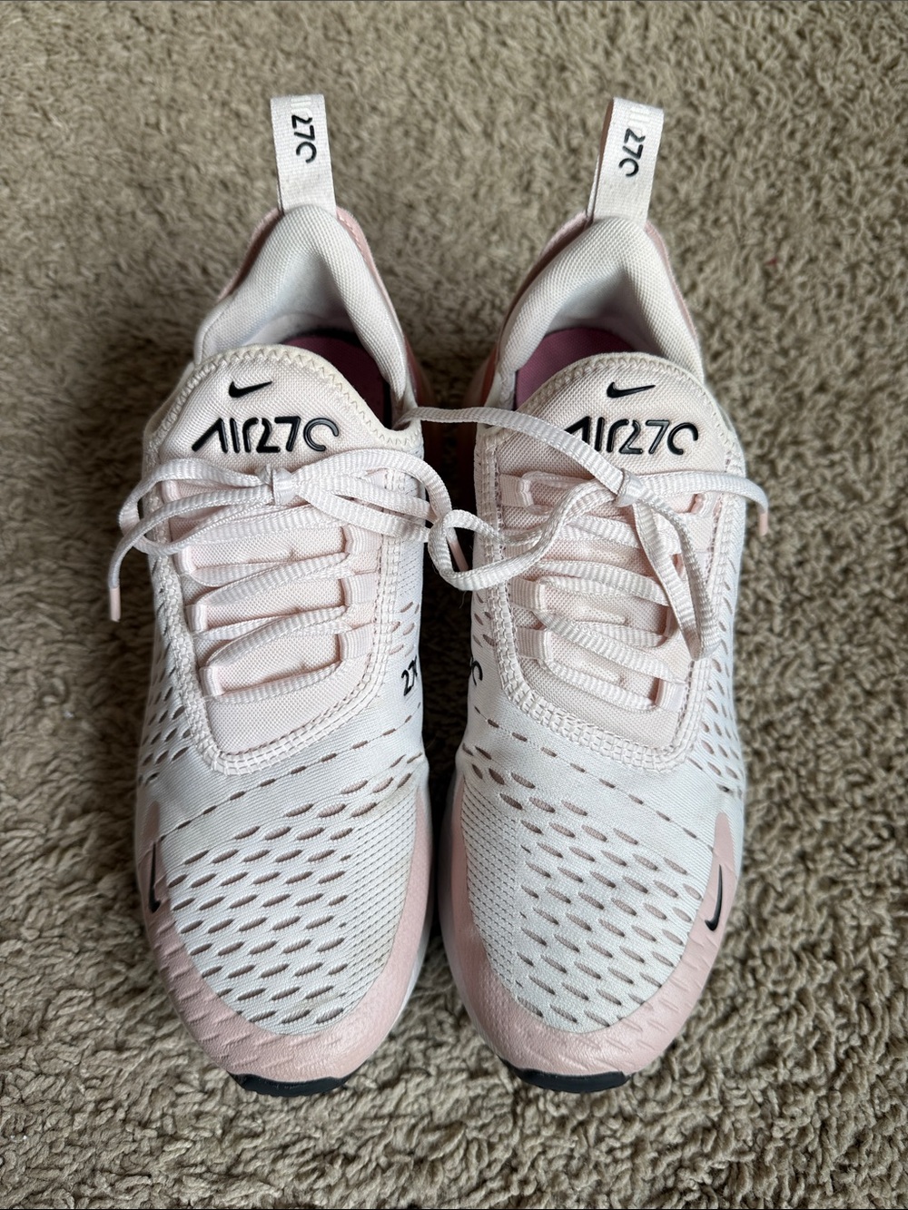 Women’s Nike Air Max 270 sneakers - Pale Pink & White